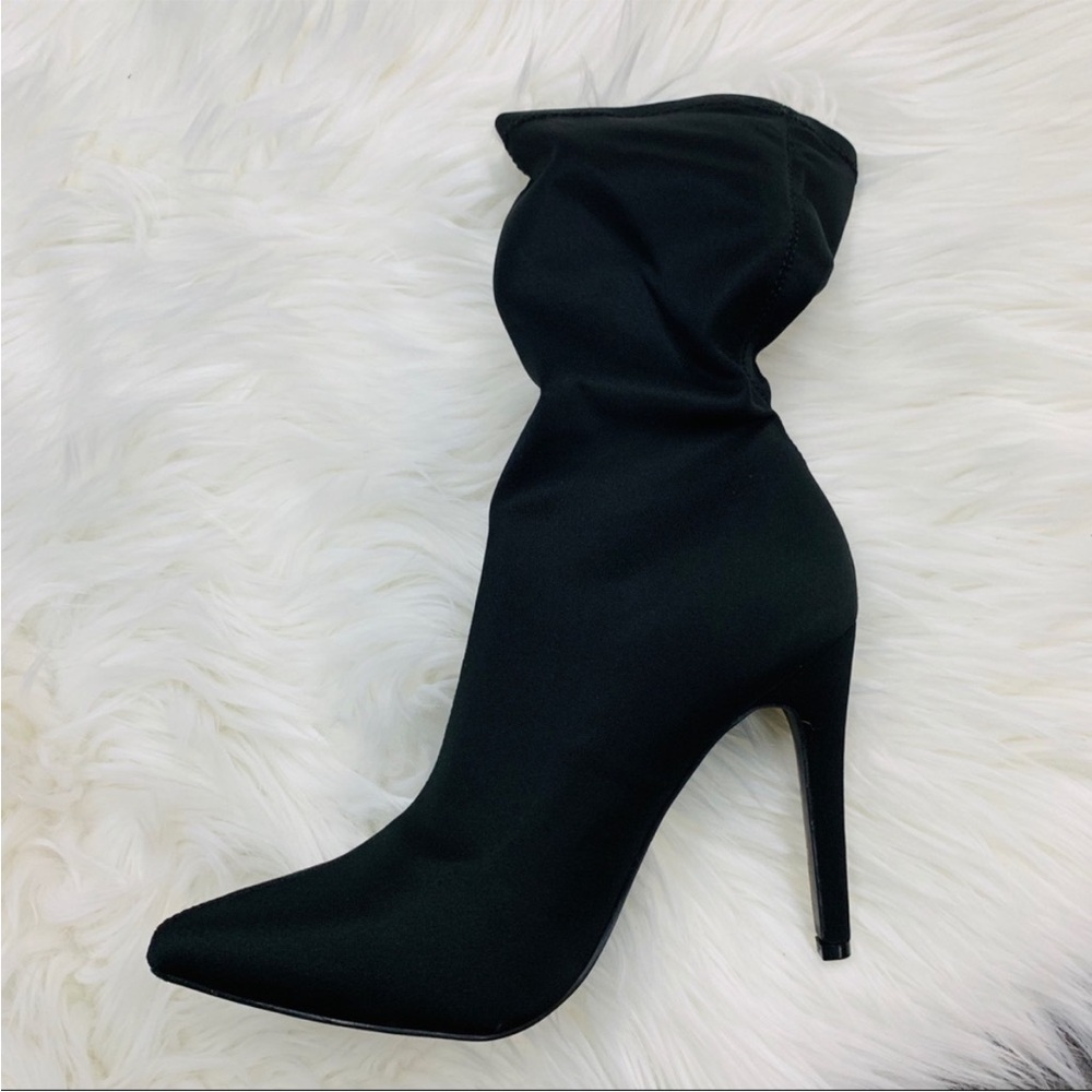 Black Heeled Bootie